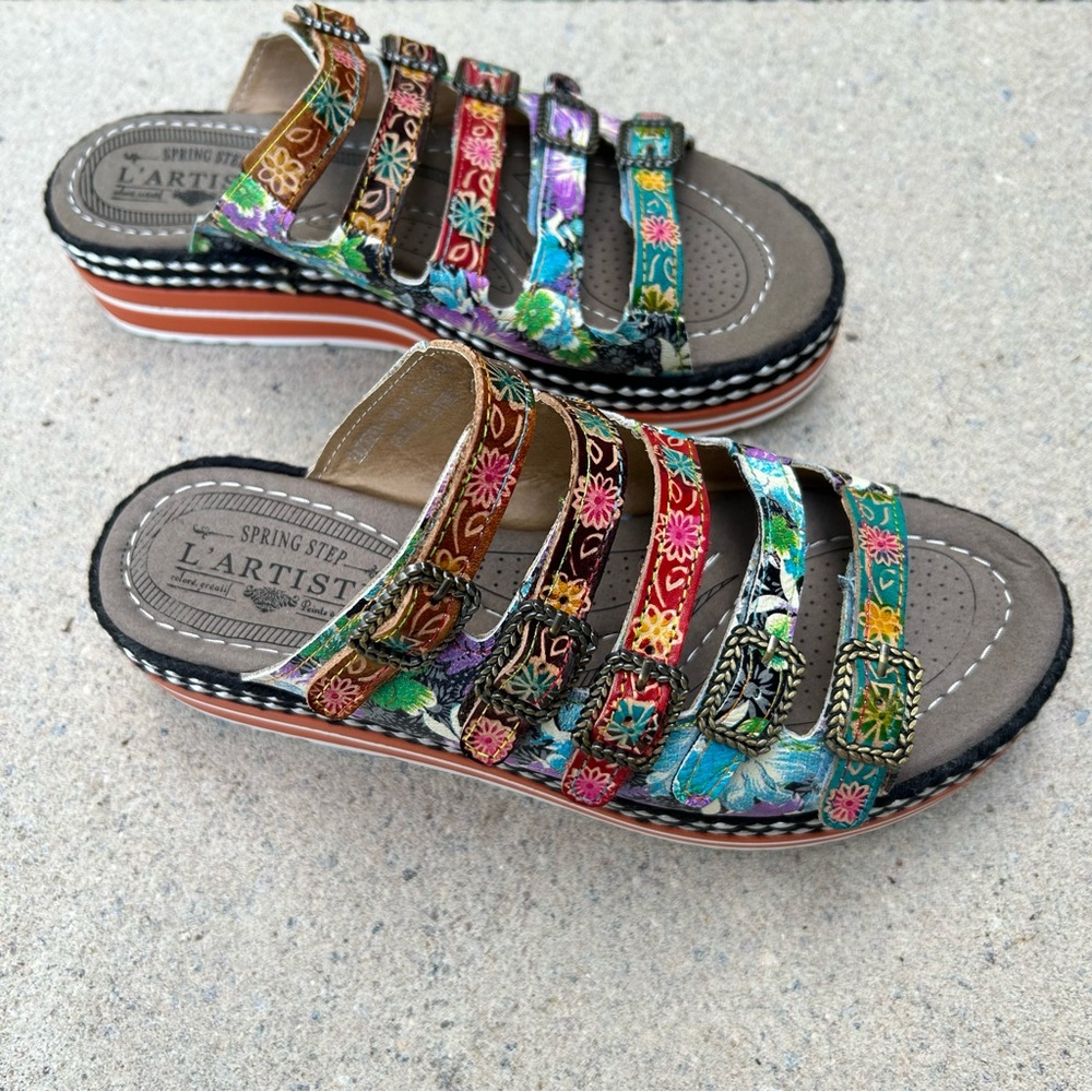 Spring Step L’Artiste Platform Sandals - Picture 6 of 15